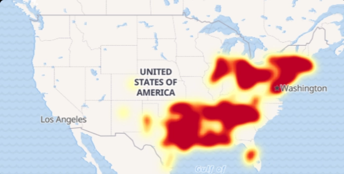 verizon outage map