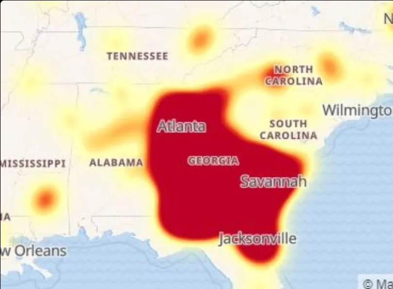 verizon outage map