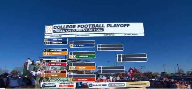 college football playoff rankings 1