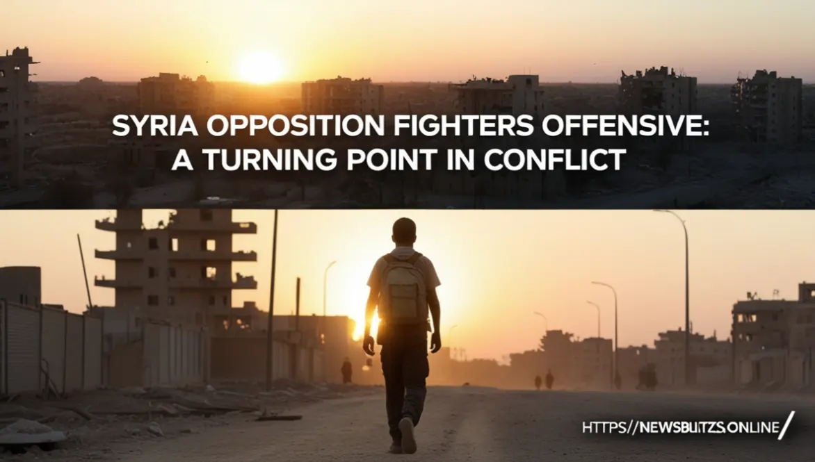 Syria Opposition Fighters Offensive 