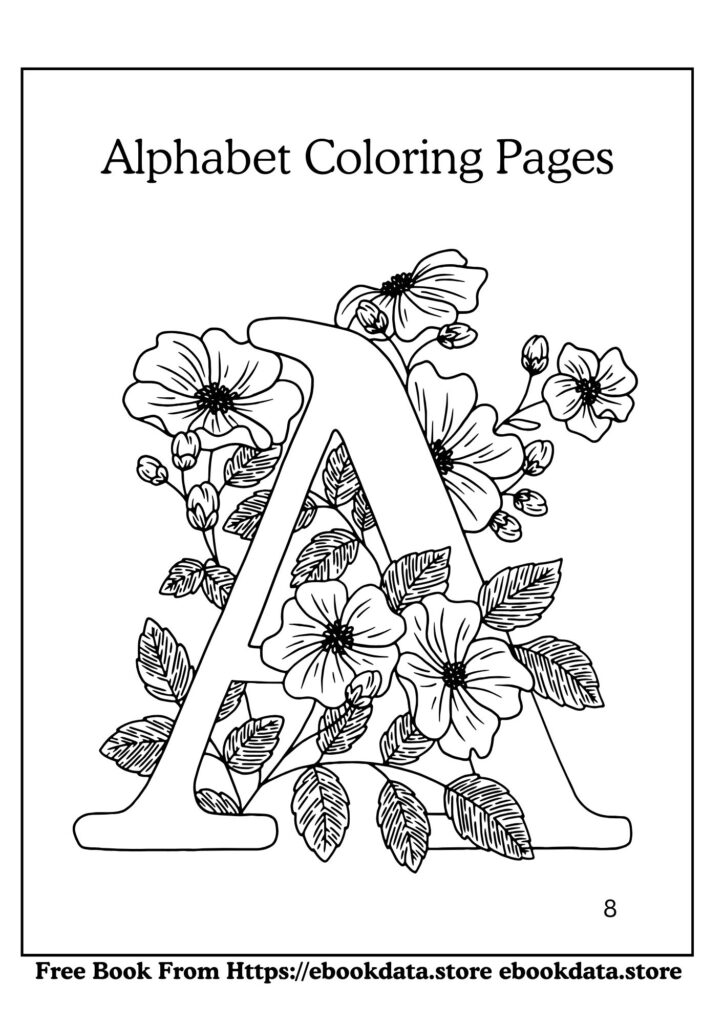 Free Alphabet Coloring Book