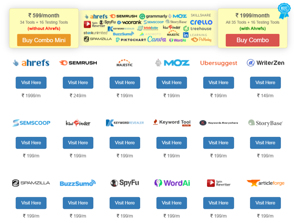 Affordable SEO Tools